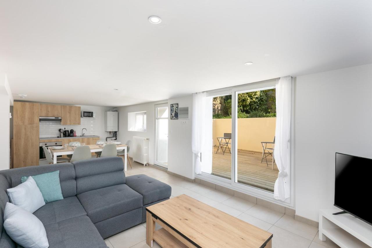 La Recouvrance : Chambre Spacieuse Avec Sdb Privative, Cuisine Et Salon Partages, Terrasse, Proche Facs Et Centre เบรสต์ ภายนอก รูปภาพ