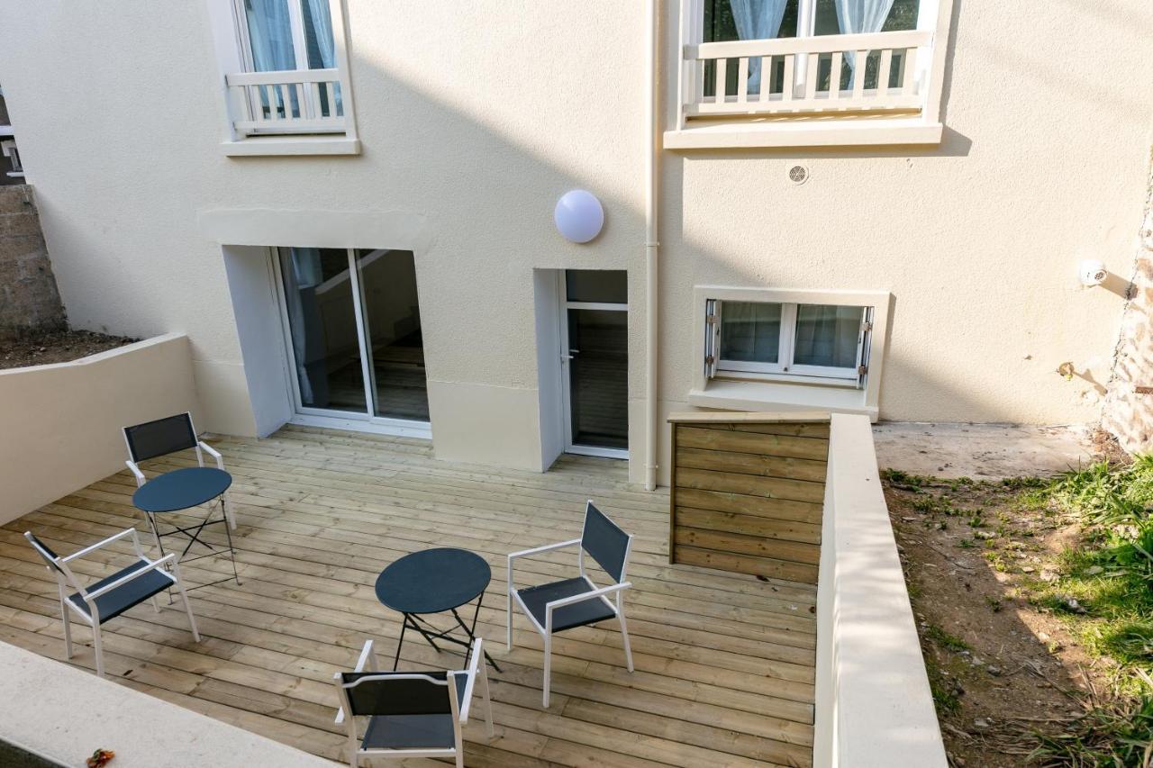 La Recouvrance : Chambre Spacieuse Avec Sdb Privative, Cuisine Et Salon Partages, Terrasse, Proche Facs Et Centre เบรสต์ ภายนอก รูปภาพ